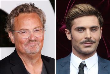 Matthew Perry (l) hat Medienberichten zufolge kurz vor seinem Tod gesagt, dass er in einer Filmbiografie gerne von Zac Efron gespielt werden würde.