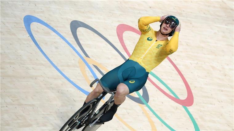 Matthew Richardson, hier noch im Outfit Australiens, durchbricht als erster Radsprinter eine Schallmauer. 