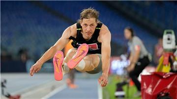 Max Heß landete beim Leichtathletik-Meeting in Rom auf dem zweiten Rang.
