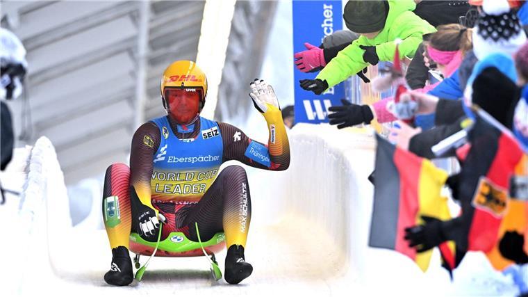 Rodler Langenhan Dritter in Sigulda Max Langenhan fuhr beim Rodel-Weltcup in Sigulda auf Rang drei.