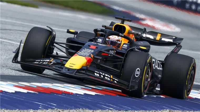 Max Verstappen startet beim Sprint in Österreich von der Pole.
