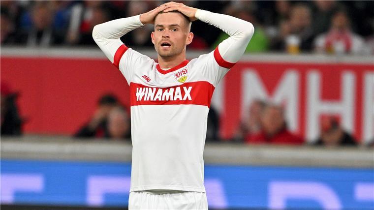 Elfer-Drama in Nachspielzeit: VfB entreißt Hoffenheim Sieg Maximilian Mittelstädt patzte vor dem 0:1.