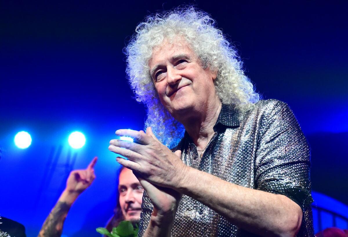 Queen-Gitarrist: Denke die ganze Zeit an Freddie May ist ein Mann vieler Talente: So ist er beispielsweise Doktor der Astrophysik und Buchautor.