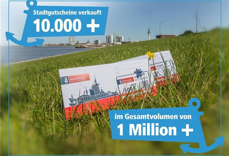 Mehr als 10.000 Stadtgutscheine wurden verkauft.
