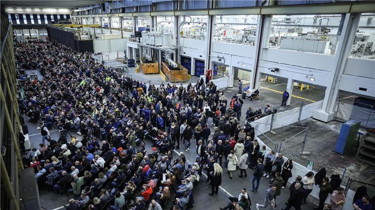 Mehr als 20.000 nahmen an der Betriebsversammlung teil.