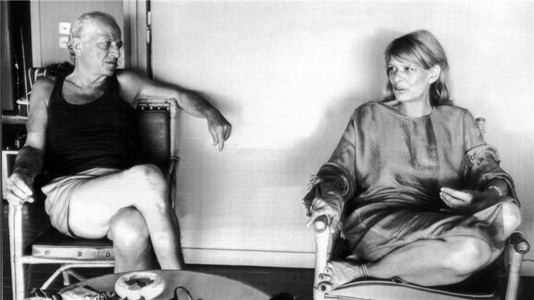 Melina Mercouri und ihr Ehemann, der Regisseur Jules Dassin, im Sommer 1978.