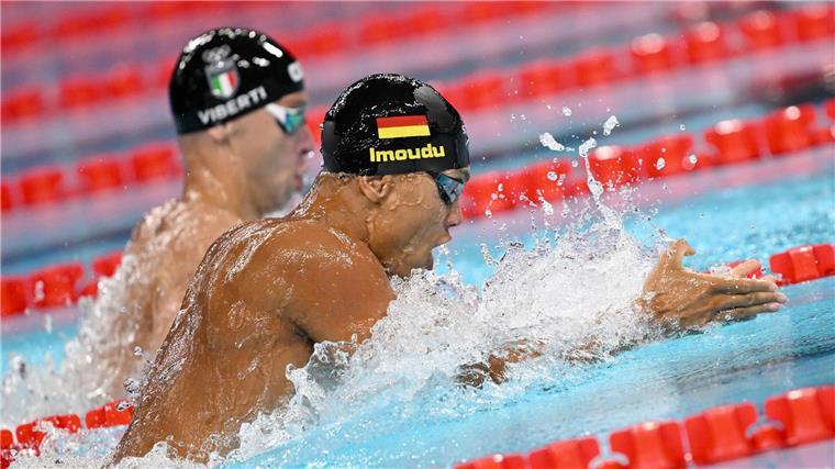 Brustschwimmer Imoudu verfehlt Olympia-Medaille ganz knapp Melvin Imoudu hat über 100 Meter Brust Platz vier belegt.