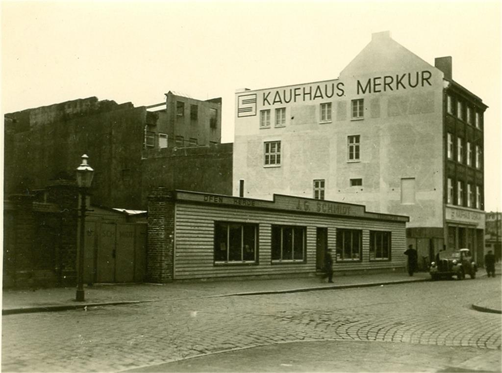 Merkurgebäude in Geestemünde, vor dem ersten Umbau am 12. März 1951.