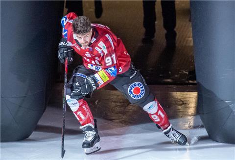 Miha Verlic gelang das frühe 1:0 für die Fischtown Pinguins.
