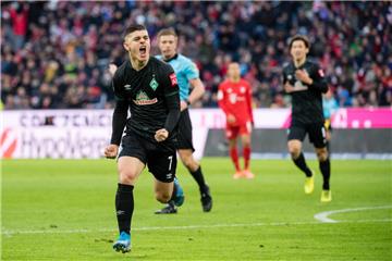 Milot Rashica will mit  Werder Bremen wieder ausgiebig jubeln. Der Stürmer ist für das Spiel gegen Mainz 05 gesetzt.