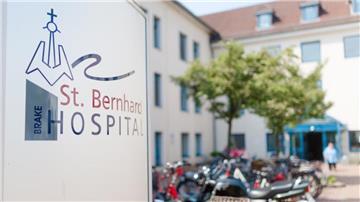 Ansicht des St.-Bernhrd-Hospitals in Brake