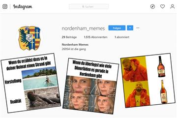 Mit Bildern, sogenannten Memes, hat es ein Nordenhamer in kürzester Zeit geschafft, über 1500 Menschen zu begeistern. Der Gründer der Seite „Nordenham Memes“ möchte anonym bleiben.  
