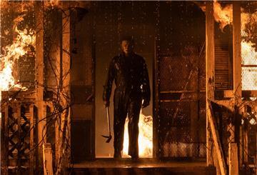 Eine Szene des Films "Halloween Kills" (undatierte Filmszene). 