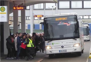 Mit dem Shuttle-Bus geht es vom Columbus Cruise Center aus in die Bremerhavener Innenstadt.
