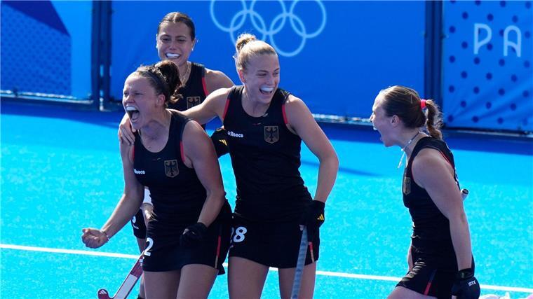Mit dem Treffer von Charlotte Stapenhorst legte das deutsche Hockey-Team den Grundstein zum Sieg über Japan.  