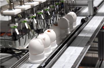 Mit der Maschine soll das Geschlecht der Küken schon im Ei bestimmt werden. Dafür wird ein 12 Millimeter großes Loch gelasert. Ist das Ei „weiblich“, wird es zugeklebt und wandert wieder in den Brutschrank.