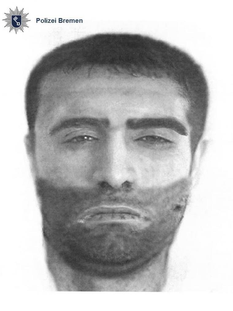 Bremen: Phantombild von Vergewaltiger veröffentlicht - Wer kennt diesen Mann? Mit diesem Phantombild sucht die Polizei in Bremen nach einem Vergewaltiger.