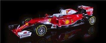 Mit diesem Rennwagen will Ferrari in der Formel 1 um den Titel kämpfen. Foto: Scuderia Ferrari/dpa 