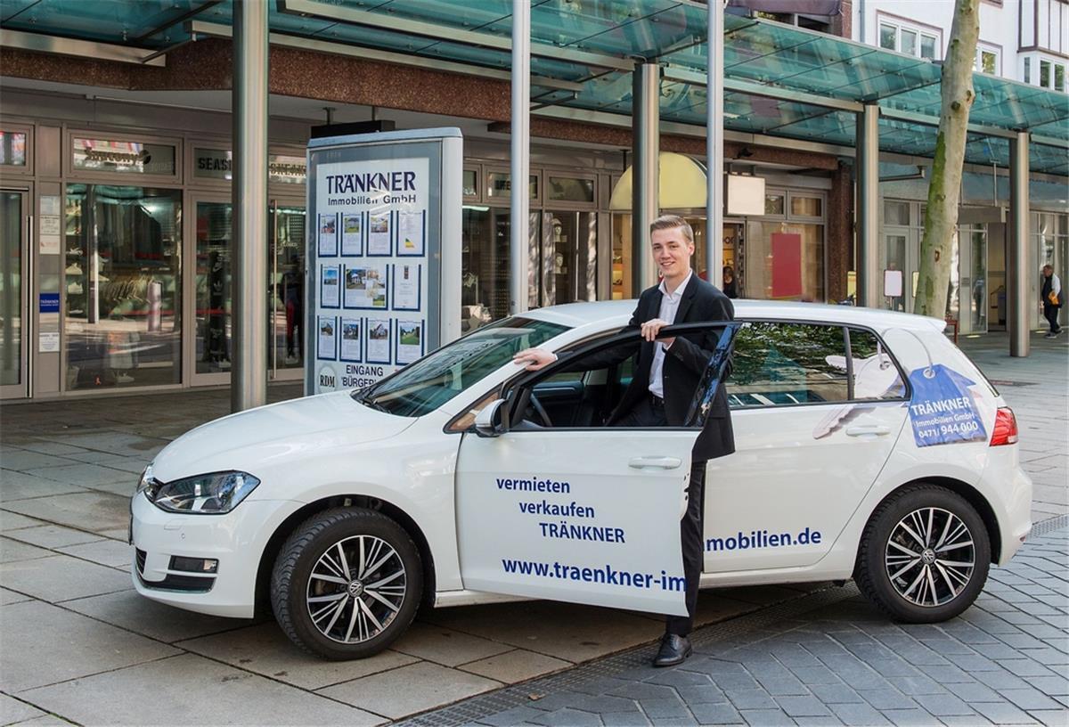 Tränkner Immobilien GmbH feiert 50. Jubiläum TRÄNKNER-Firmenauto