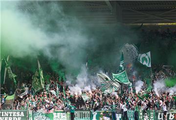 Mit einem Unentschieden kann Werder heute Nachmittag aufsteigen.