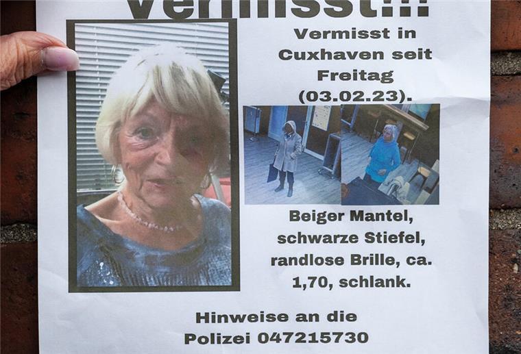 Wo ist Heide Howind? 81-Jährige aus Cuxhaven seit 3 Monaten vermisst Heide Howind vermisst