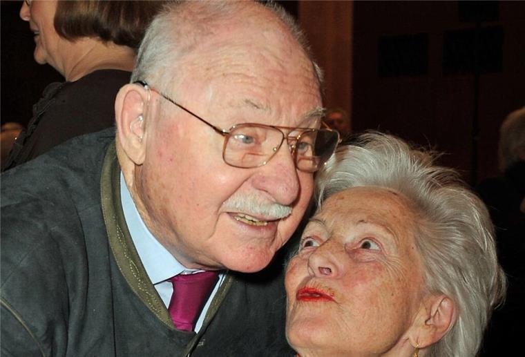 Mit Schauspielerin Ilse Zielstorff verlebte Schimpf fast 50 glückliche Ehejahre.