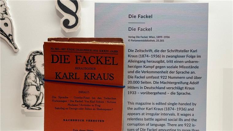 Mit seiner Zeitschrift „Die Fackel“ machte der Satiriker Karl Kraus auf die Missstände seiner Zeit aufmerksam.