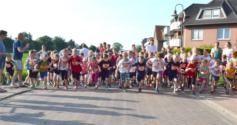 Kinderlauf beim Volkslauf des TV Loxstedt