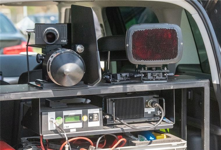 Kreis Rotenburg: Raser sollen möglichst keine Chance haben Mobile Blitzgeräte wie dieses kommen im Kreis Rotenburg regelmäßig zum Einsatz.