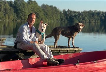 Jochen Bendel und seine Hunde