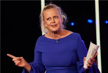 Moderatorin Barbara Schöneberger bei der 1000. Sendung der „NDR Talk Show“.