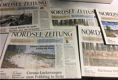 Möglicherweise landet die Tageszeitung am Samstag etwas später als gewohnt im Briefkasten.