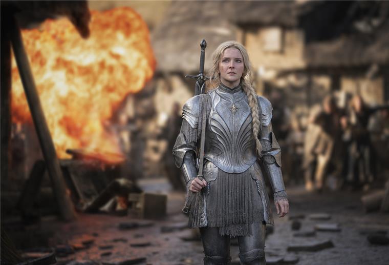 Erste Folgen der „Herr der Ringe“-Serie auf Amazon veröffentlicht Morfydd Clark spielt Galadriel, die Hauptrolle in "Der Herr der Ringe - Die Ringe der Macht".