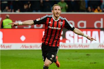 Moritz Hartmann hat 5 der 14 Saisontore des FC Ingolstadt erzielt.  Foto Weigel/dpa 
