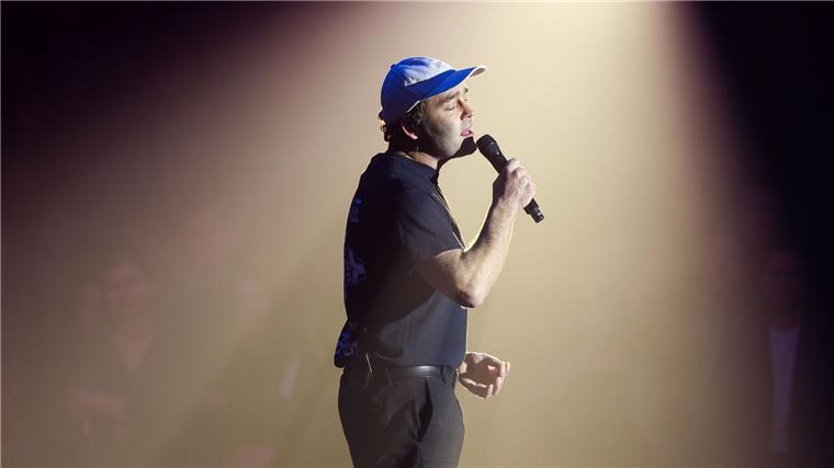 Musiker „Bosse“ tritt bei der Verleihung des Polyton-Musikpreises auf.