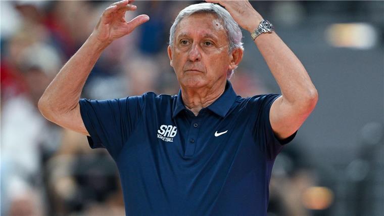 Legende Pesic hört als Serbien-Trainer auf: „An der Zeit“ Nach dem EM-Aus: Trainerlegende Svetislav Pesic hört auf.