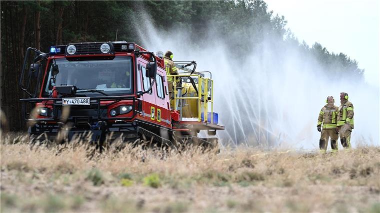 Nach dem Moorbrand 2018 hat die Bundeswehr in Meppen in neue Löschtechnik investiert. 