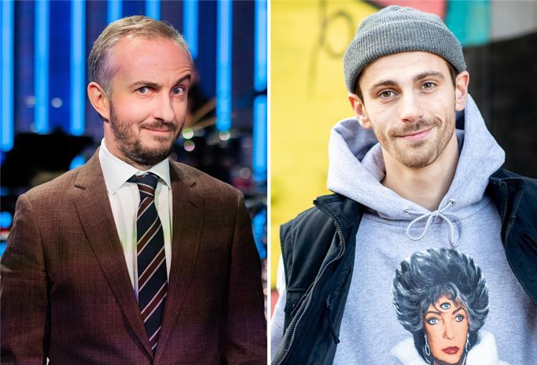 Nach einem kritischen Bericht von Jan Böhmermann (l.) wird es nun ernst für den Influencer Fynn Kliemann (r.).