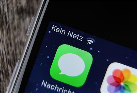 Kein Netz, Smartphone