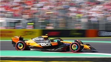 Nach seinem Defekt am McLaren in Zandvoort ist Norris voll in Fahrt.