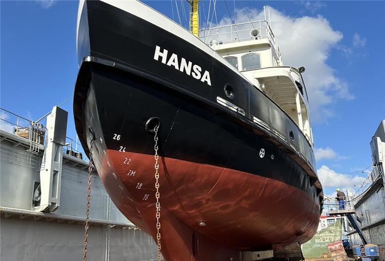 Nach Werftaufenthalt: MS Hansa strahlt bald in neuem Glanz