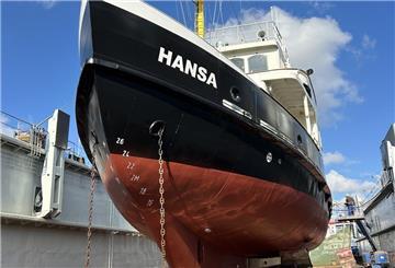 Nach Werftaufenthalt: MS Hansa strahlt bald in neuem Glanz