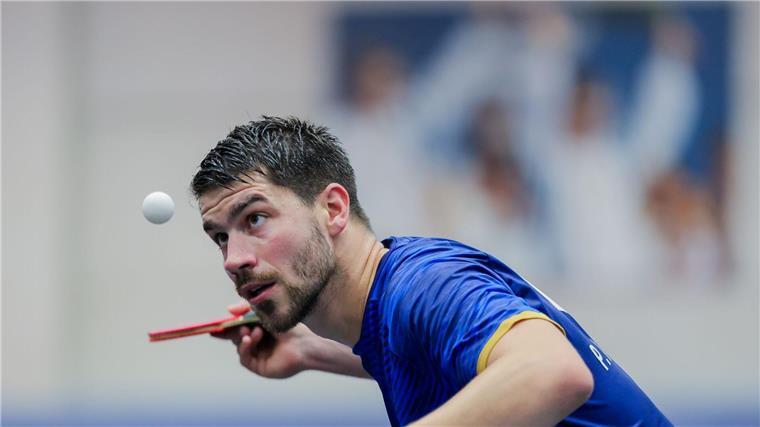 Das schwere Erbe der Ära Boll: Tischtennis-Team heiß auf EM Nationalspieler Patrick Franziska beim Training in Düsseldorf.