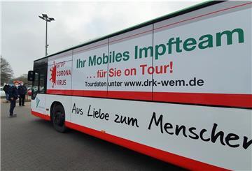 Ein Impfbus