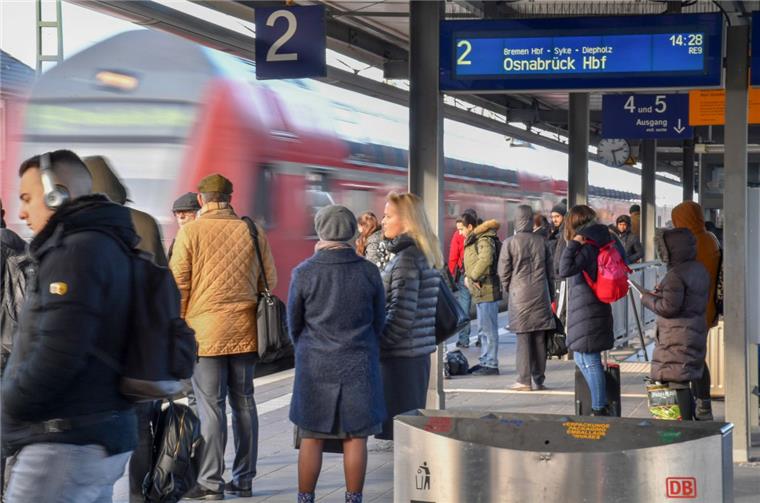 Nicht jeder Zug ist am Montag und Sonntag vom Bremerhavener Hauptbahnhof abgefahren.