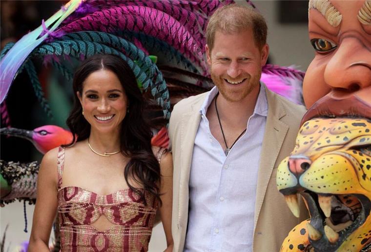 Fünf Jahre „Megxit“: Kehrt der verlorene Sohn zurück? Nicht mehr im Dienste der Krone: Meghan und Harry - hier bei einem Besuch in Kolumbien. (Archivbild)