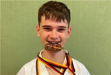 Nicht zu übersehen: Asim Malsagov (SFL Bremerhaven) hat „Medaillenhunger“.
