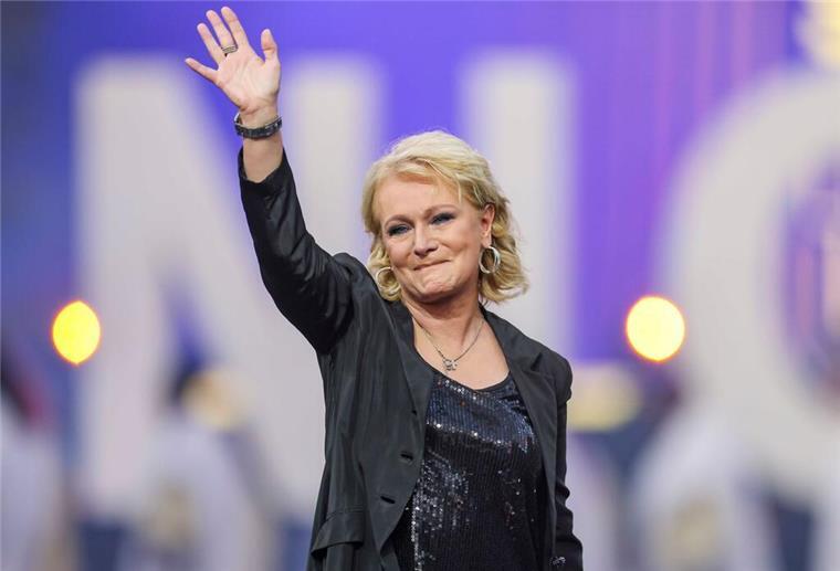 Nicole im Juli 2022 während der Show „Das große Schlagercomeback“ in Leipzig.