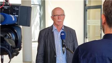 Niedersachsen Landwirtschaftskammer-Präsident Gerhard Schwetje spricht informiert über die Ernteergebnisse 2023.