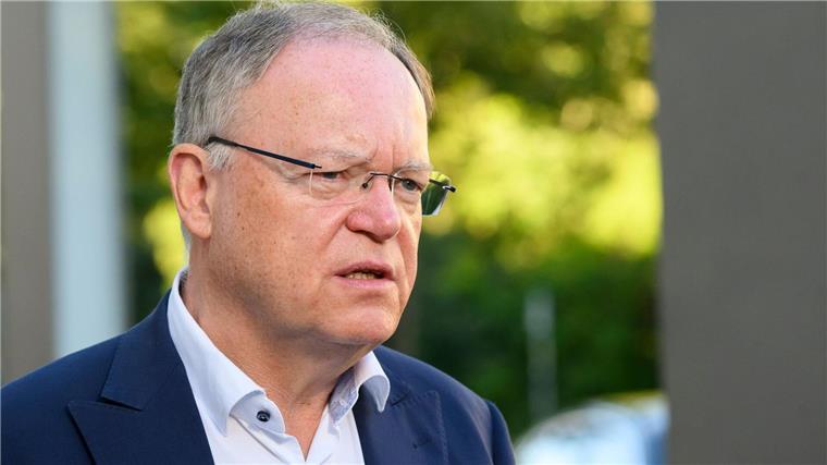 Weil übt deutliche Kritik an Union bei Migrationspolitik Niedersachsens Ministerpräsident Stephan Weil (SPD).